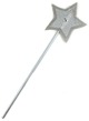 toverstafjes glitter star magic zilver/silvergrey